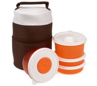 Tupperware Meal Solutions to Go Set w/Insulated Carrier —