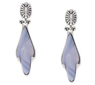 Carolyn Pollack Butterfly Sterling Earrings —