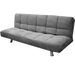   Futon Sofa Bed Couch Lounge Chair Lounger GREY Convertible Fold Out