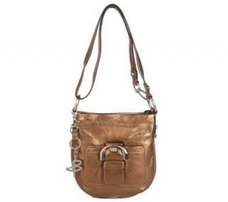 Makowsky Pebble Leather Convertible Crossbody Bag —