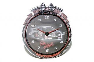 Dale Earnhardt Race Wall Clock with Authentic Race Sounds —
