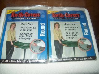 New Disposable Kwik Cover Custom Fit Table Covers