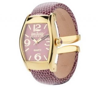 Joan Rivers Simply the Best Hinged Bangle Watch —