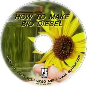Make Bio Diesel Fuel from Waste Cooking Fat Oil CD ROM Clean Fuel Save