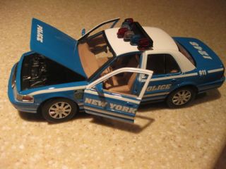 NYPD New York City Die Cast Police Department Car Ford Crown Victoria