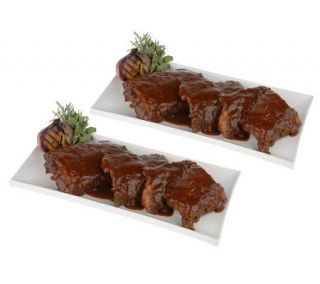 Gooses BBQ 6.7 lbs. Fully Cooked Baby Back Rib Racks —