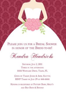 Bridal Shower Tea Invitations U Print Many Designs
