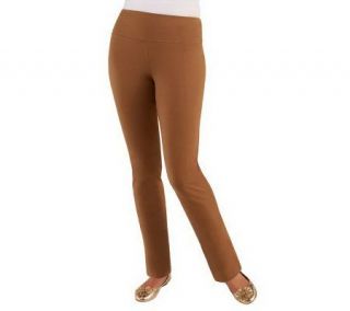 Women with Control Regular Slim Leg Pants w/Tummy Control —