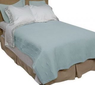 Anthem 7 piece King Coverlet with Shams and 400TC Sheet Set — 