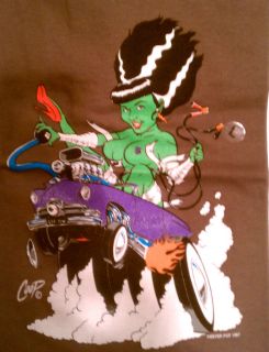 Rat Rod Coop Monster Bride T Shirts Assorted Colors