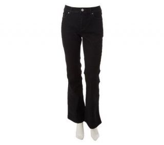 Susan Graver Denim 5 Pocket Jeans with Embellishments Regular 