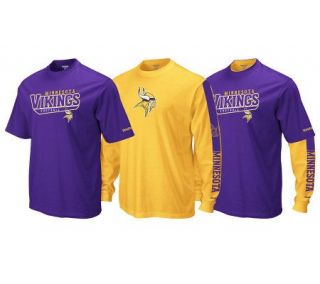 NFL Minnesota Vikings Option 3 in 1 Combo T Shirt —