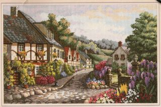  Gold Collection Memory Lane Village Counted Cross Stitch Kit
