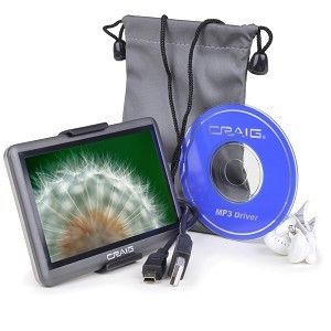 Craig CMP641F 4GB USB  Digital Media Player w 4 3 Touchscreen