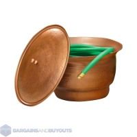 Outdoor Copper Coated Hose Storage Bowl Without Hole 409731