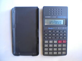 Casio FX 250HC Fraction Calculator with Cover