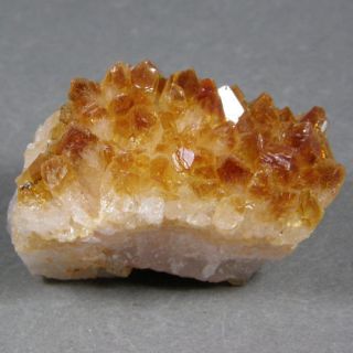 Citrine Crystal Geode Druze Point Cluster CT554
