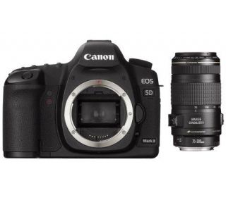 Canon EOS 5D Mark II Digital Camera Body and 70 300mm Lens —