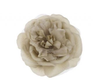 Joan Rivers Gardenia Fabric Flower Pin   J157992