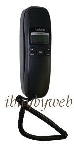 Uniden 1260BK Trimline Corded Phone Caller ID Black New