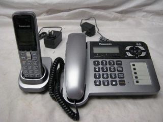 Panasonic KX TG1061M Cordless and Corded Phone with Answering Machine