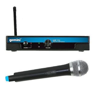 Gemini UHF 116M 16CH Wireless Microphone System Mic New