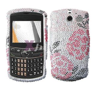 For Cricket A410 TXTM8 3G Hard Case Bling Pink Heart