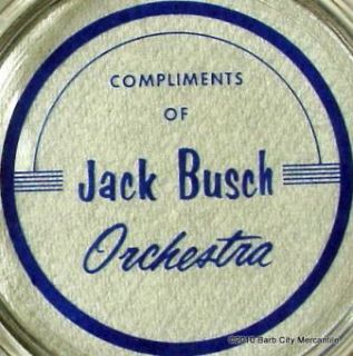 Jack Busch Orchestra Cuba City Wisconsin Ashtray