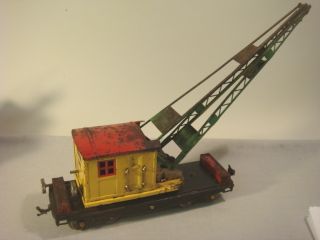 Lionel Standard Gauge 219 Yellow Cab Crane Project X471