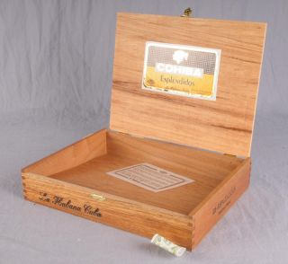COHIBA Esplendidos Wooden Habana Cuban 25 Cigar Box