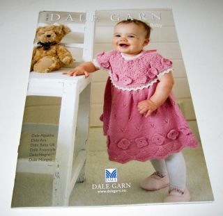 DALE of NORWAY BABY knitting pattern book #247 ages newborn to 3yrs 45