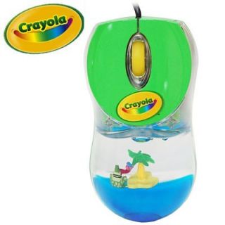 Crayola Childrens Keyboard Computer Water Globe Click Optical Mouse