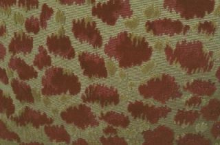 Brunschwig Fils Velvet Fabric Custom Designer Throw Pillows Red New