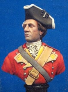 Imperial Gallery 200mm Bust   British Redcoat, Culloden c.1746