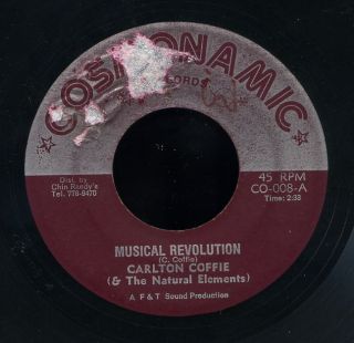 Carlton Coffie & The Natural Elements   Musical Revolution US orig 7