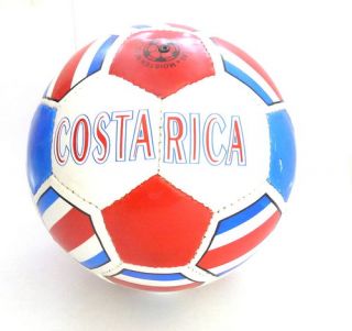  Costa Rica Soccer Ball Costa Rica Flag