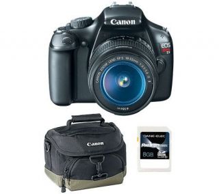 Canon EOS Rebel T3 DSLR Camera & EF S 18 55mmISII Lens Kit —