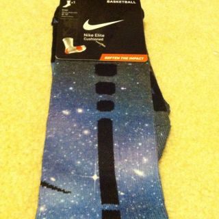 Custom Nike Elite Galaxy Edition RARE Basketball Socks