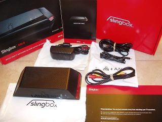SLINGBOX Solo Complete SB260 100 sb260 EXCELLENT Condition BARELY Used