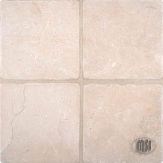 Crema Marfil 6x6 Tumbled Marble Tile