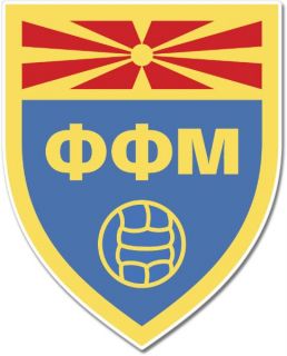 Macedonia Football Ass Team Crest Wall Window Car Sticker Decal Pick