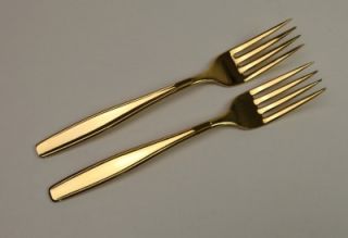 Dinner Forks Rogers Cutlery Co International Golden Modern Living