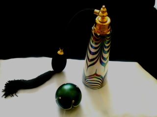 Crider Paperweight and A Perfume Bottle