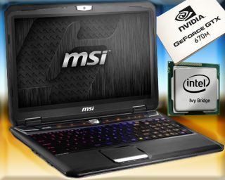 MSI GT60 0NC 004US Gaming Laptop CUSTOM i7 3820qm 16gb 1600mhz BLU Ray