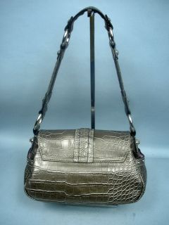  pa 17602 717 484 1137 preowned gray croc handbag by kathy van zeeland