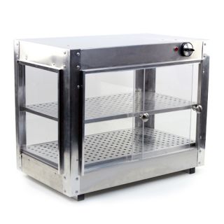 Commercial Food Warmer Heated Aluminum Countertop 24x15x20 Pizza