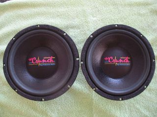 10 Crunch Competition Subwoofers Old School Thumpers