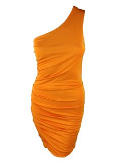 Cut25 By Yigal Azrouel Womens Marigold Matte One Shoulder Dress XS 370