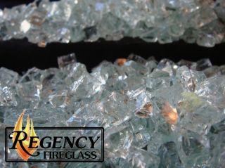  Clear Chunks Fireglass Fireplace Gas Logs Firepit Glass