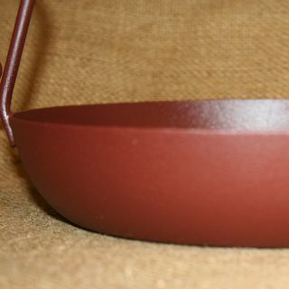 Country Red Candle Pan Tray Holder Potpourri Bowl Prim